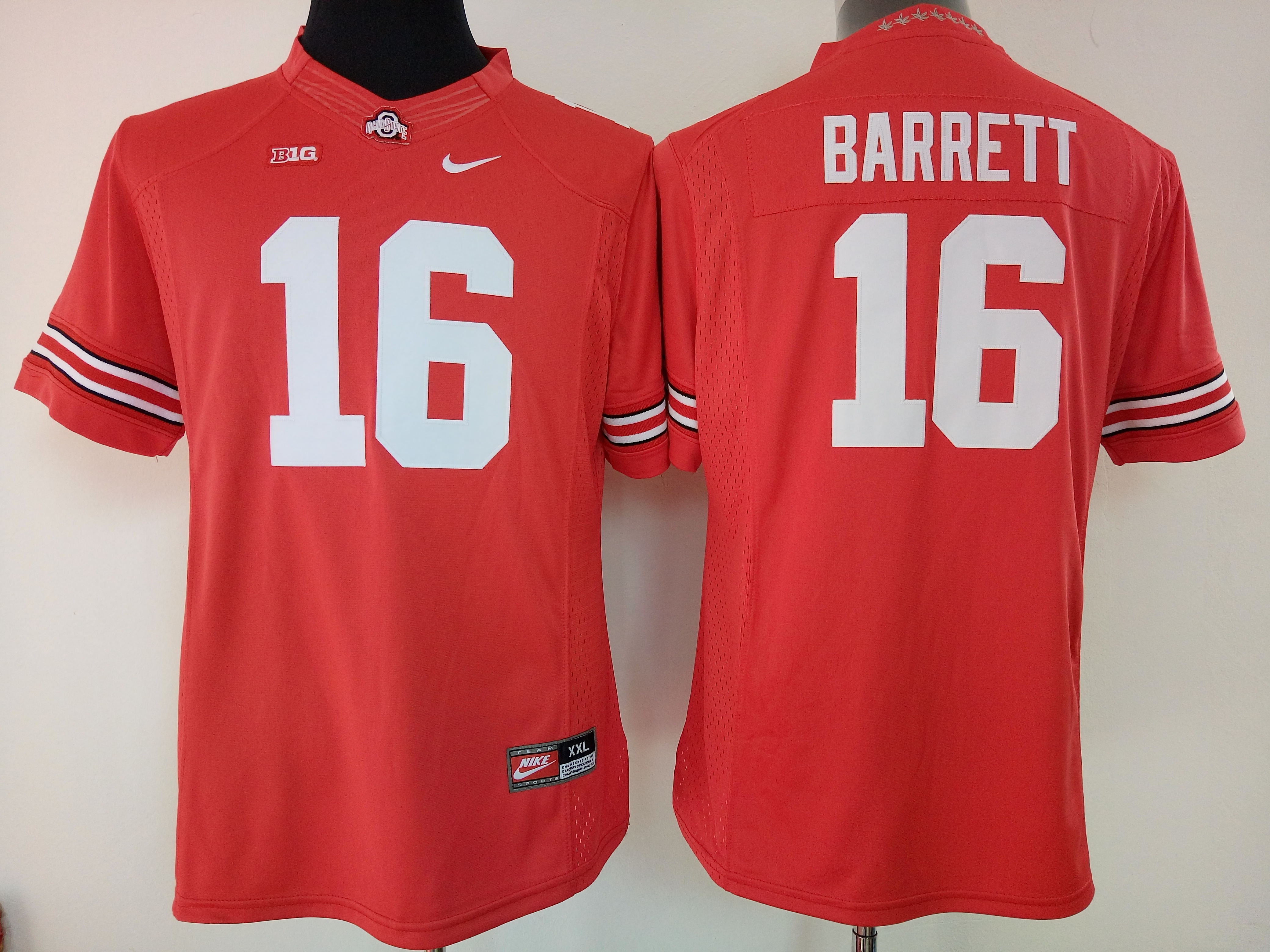 NCAA Womens Ohio State Buckeyes Red 16 Barrett jerseys